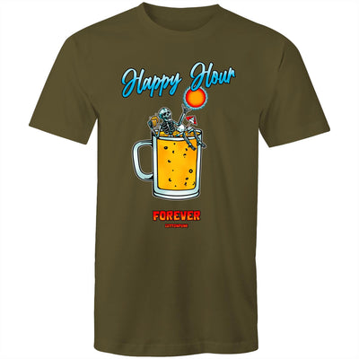 IS IT STILL HAPPY HOUR? - Mens T-Shirt - FRONT PRINT