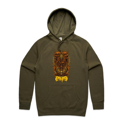 PARANOID IV - Mens Pocket Hoodie - FRONT PRINT