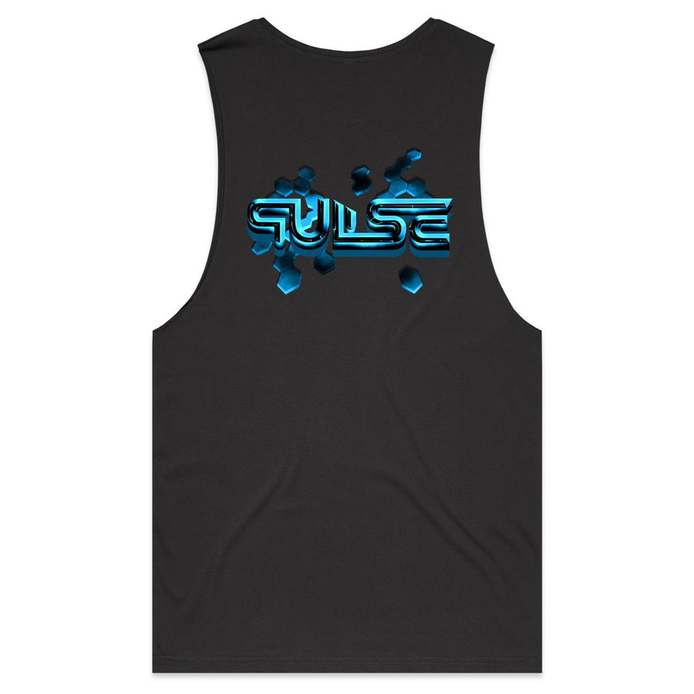 PULSE - Mens Sleeveless T-Shirt - BACK PRINT