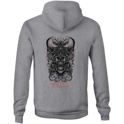 BLACK MAGIC - Mens Pocket Hoodie - BACK PRINT