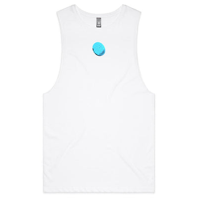 CARDANO - Mens Sleeveless T-Shirt - BACK PRINT