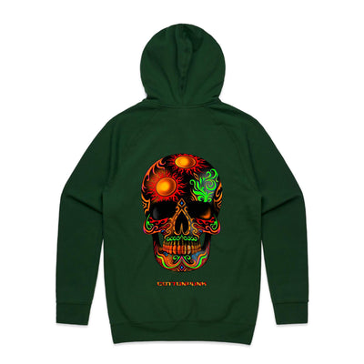 DEATH BY SUNSET - Mens Pocket Hoodie - BACK PRINT