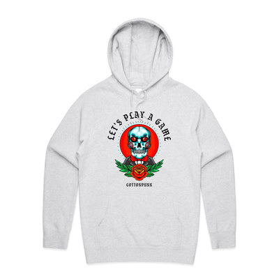 LET'S PLAY A GAME - Mens Pocket Hoodie - FRONT PRINT