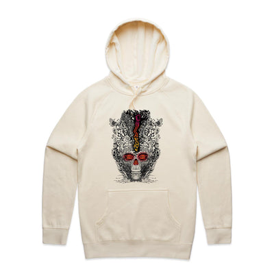 FRAGMENTED DETOX - Mens Pocket Hoodie - FRONT PRINT