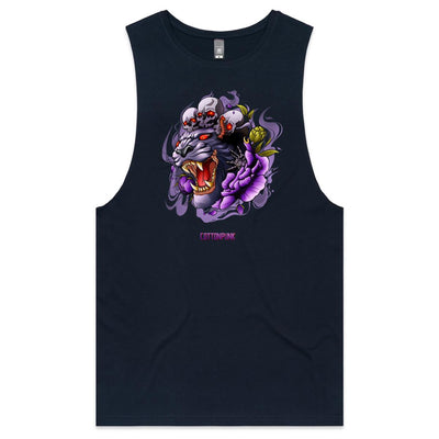 PANTHER - Mens Sleeveless T-Shirt - FRONT PRINT