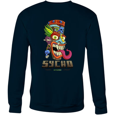 SYCHO - Mens Sweatshirt - BACK PRINT