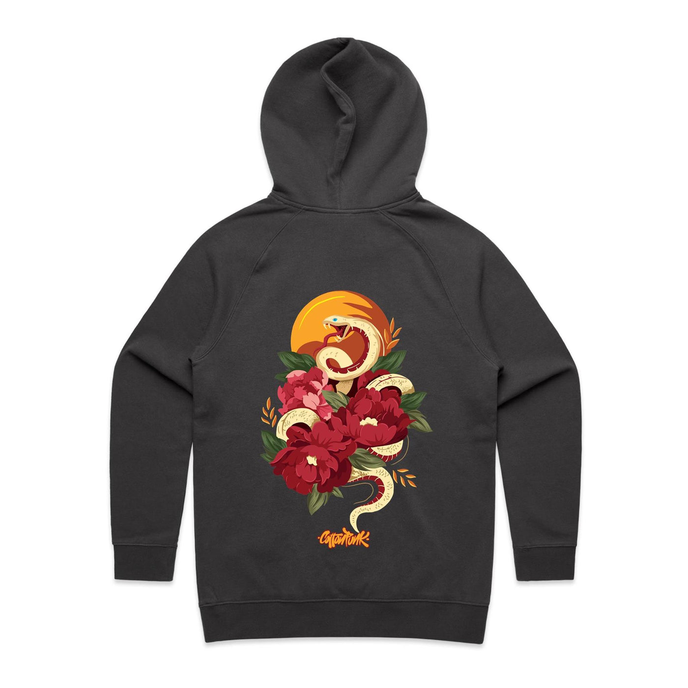 FEARless (W) - Womens Pocket Hoodie - BACK PRINT