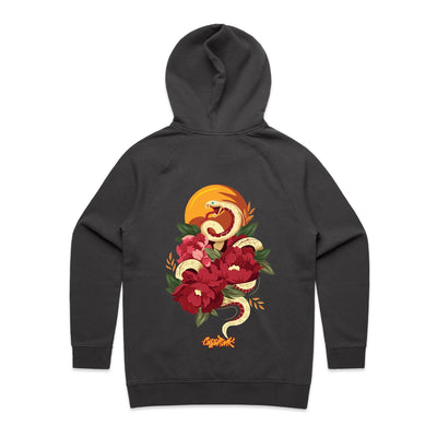 FEARless (W) - Womens Pocket Hoodie - BACK PRINT