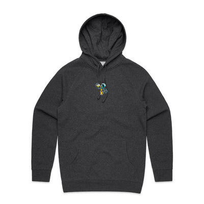 HAPPY HOUR FOREVER  - Mens Pocket Hoodie - BACK PRINT