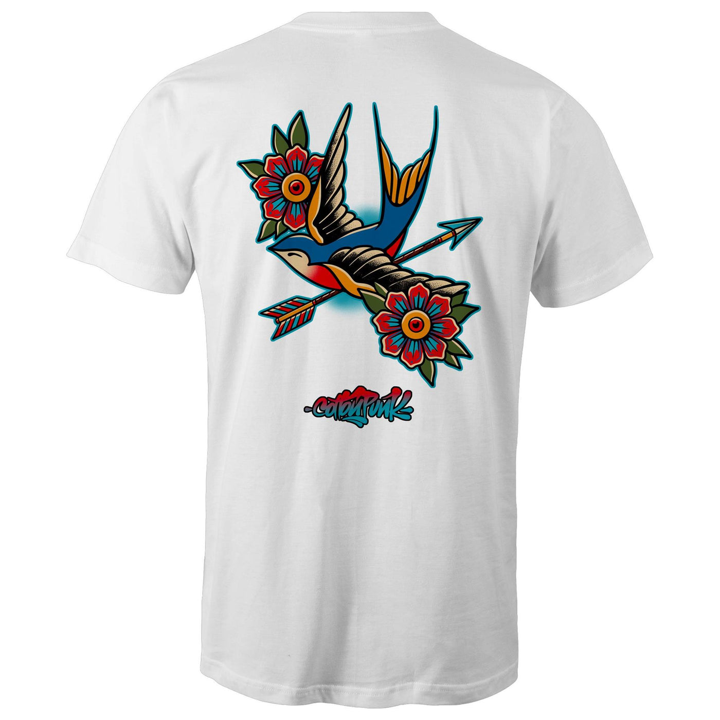 BIRD OF PREY - Mens T-Shirt - BACK PRINT