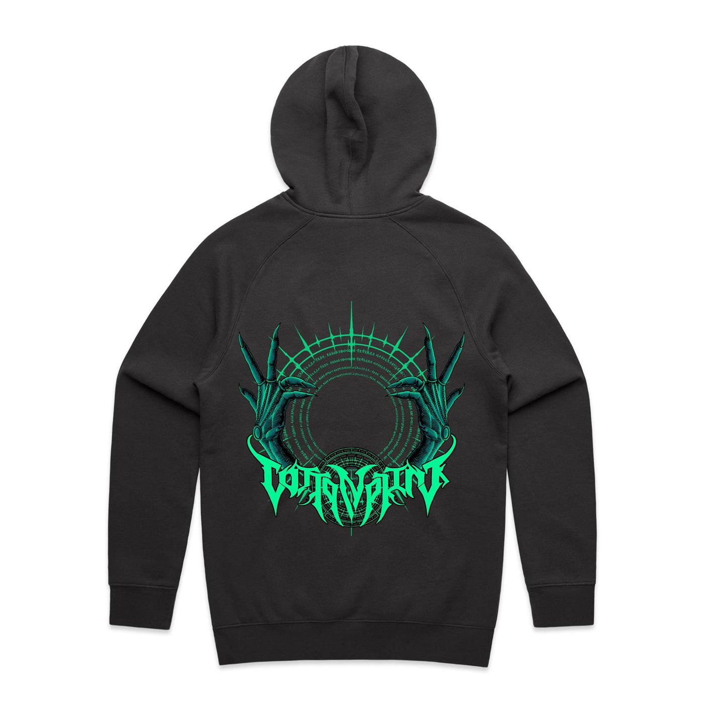 RISING II - Mens Pocket Hoodie - BACK PRINT