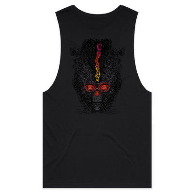 FRAGMENTED DETOX - Mens Sleeveless T-Shirt - BACK PRINT