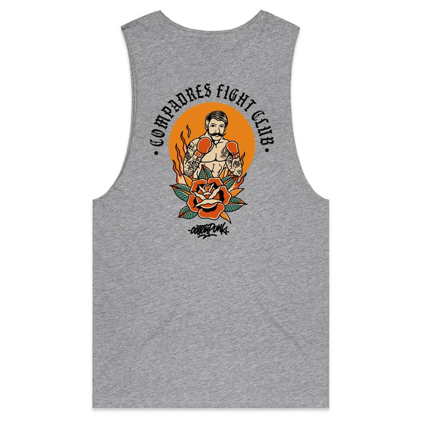 COMPADRES - Mens Sleeveless T-Shirt - BACK PRINT