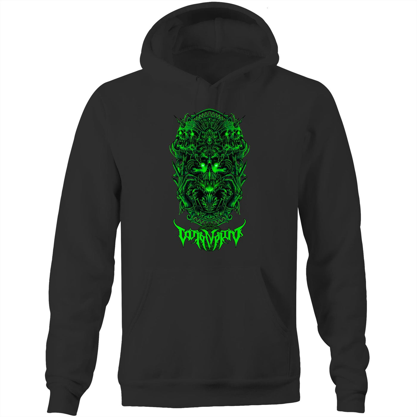 SCREAM IN THE DARK - Mens Pocket Hoodie - FRONT PRINT