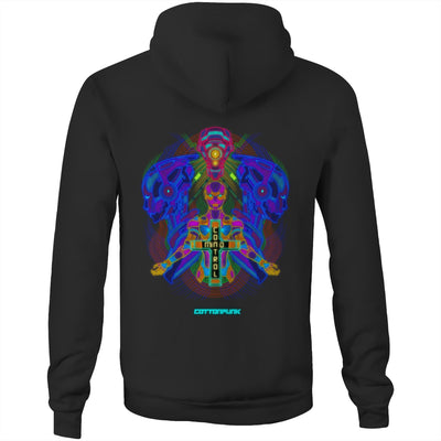 MIND CONTROL - Mens Pocket Hoodie - BACK PRINT