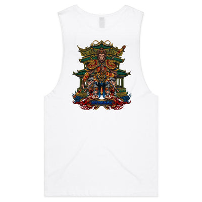 MONKEY KING - Mens Sleeveless T-Shirt - BACK PRINT