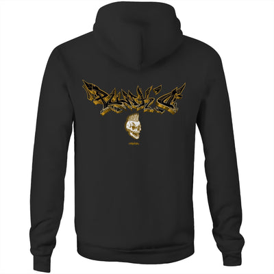 PUNK'D - Mens Pocket Hoodie - BACK PRINT