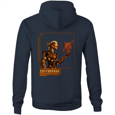 AI CONTROL II - Mens Pocket Hoodie - BACK PRINT