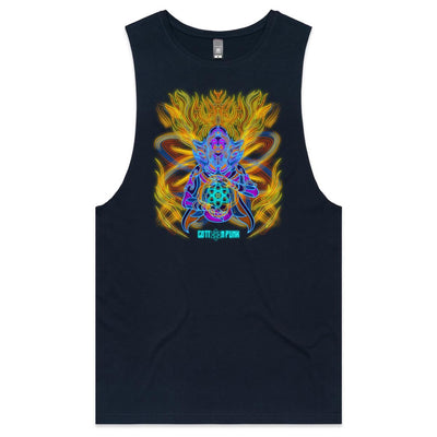 COSMIC ENERGY INFERNO - Mens Sleeveless T-Shirt - FRONT PRINT