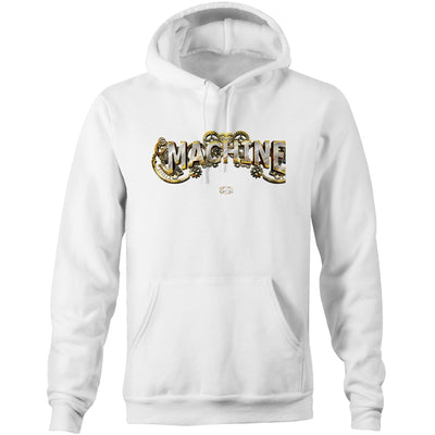 MACHINE - Mens Pocket Hoodie - FRONT PRINT