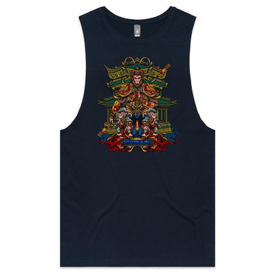 MONKEY KING - Mens Sleeveless T-Shirt - FRONT PRINT