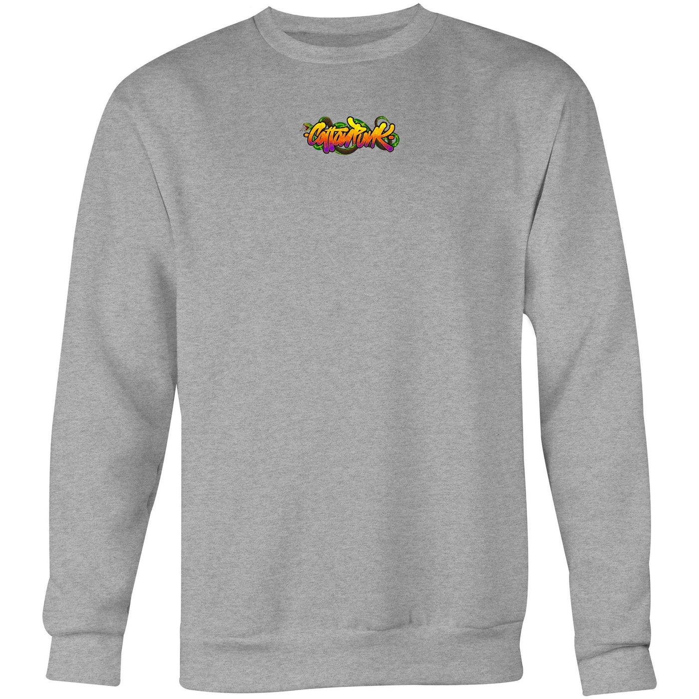 TWISTED SNAKE GOD - Mens Sweatshirt - BACK PRINT