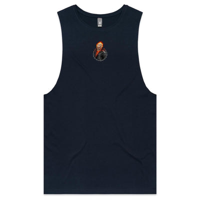 DEATH RIDER - Mens Sleeveless T-Shirt - BACK PRINT