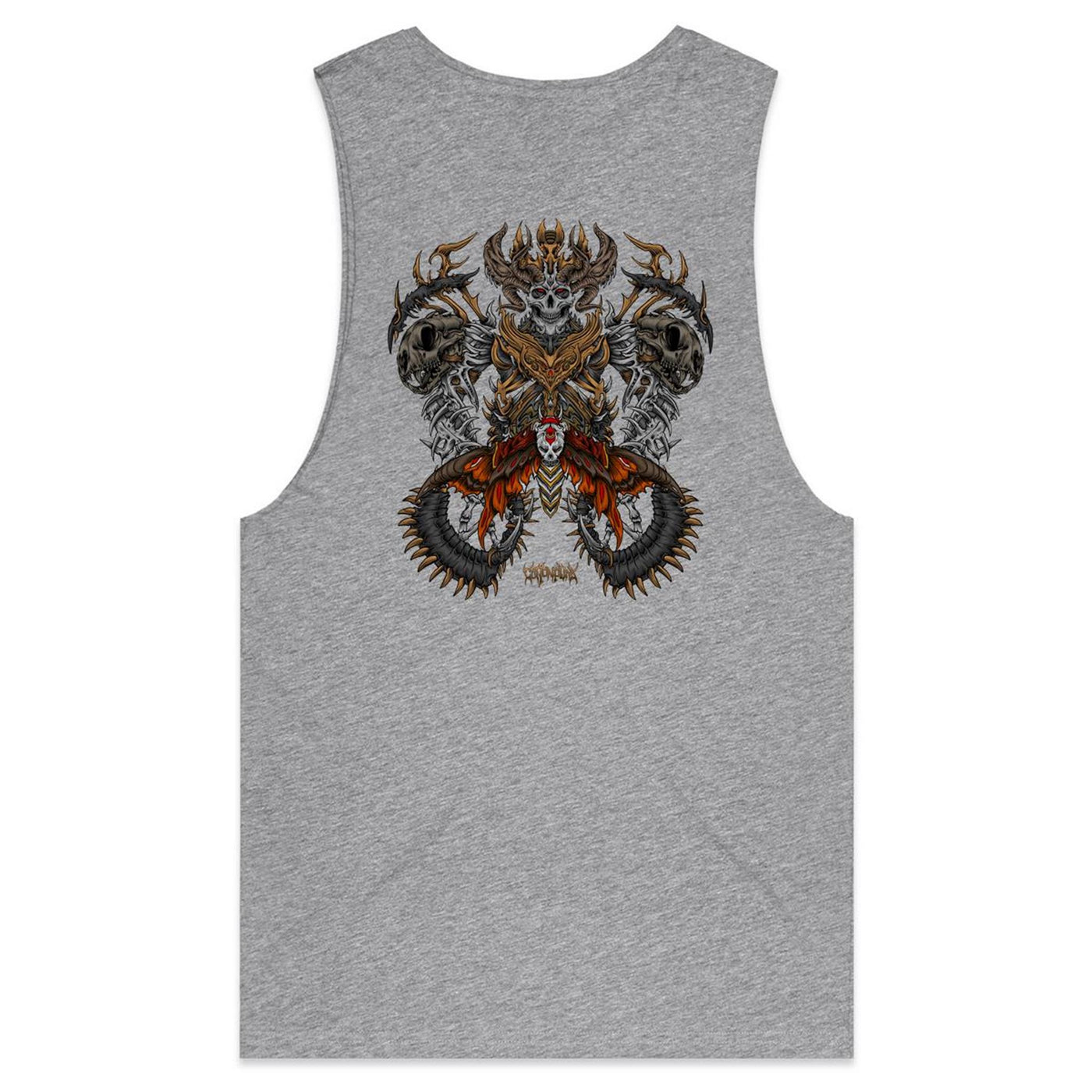 DEATHMOTH KING - Mens Sleeveless T-Shirt - BACK PRINT