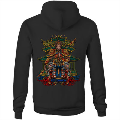 MONKEY KING - Mens Pocket Hoodie - BACK PRINT