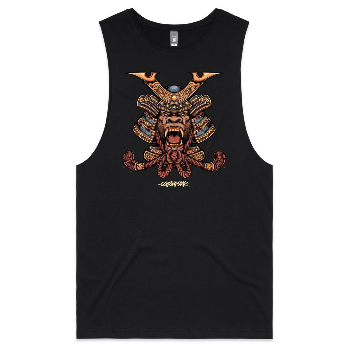 SPIRIT MONKEY - Mens Sleeveless T-Shirt - FRONT PRINT