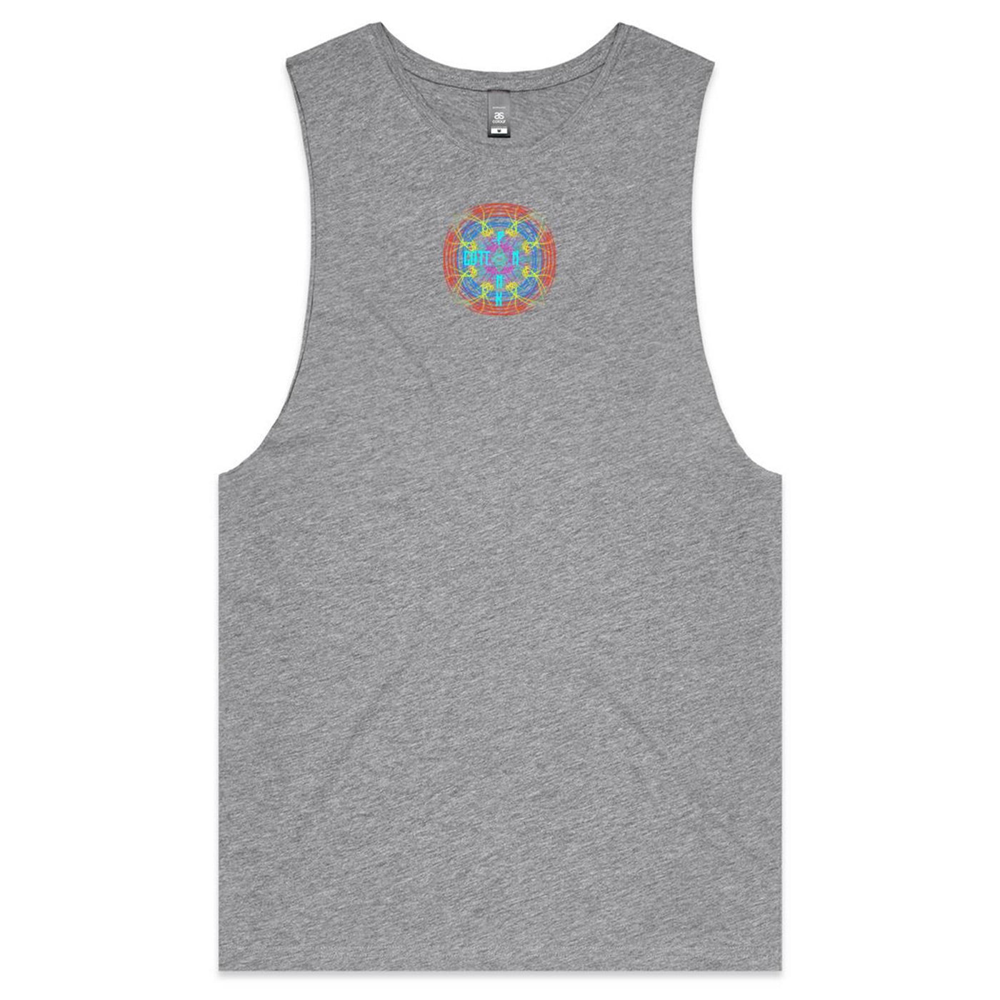 COSMIC ENERGY INFERNO - Mens Sleeveless T-Shirt - BACK PRINT