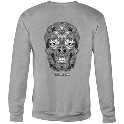 RUST IN PEACE B&W - Mens Sweatshirt - BACK PRINT