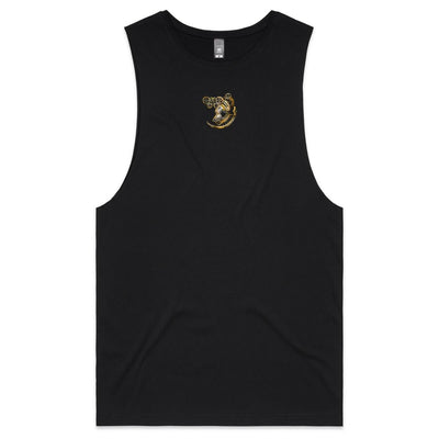 MACHINE - Mens Sleeveless T-Shirt - BACK PRINT