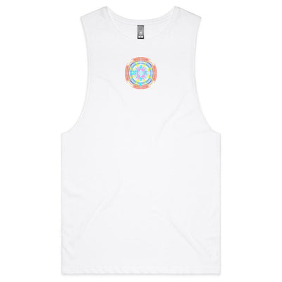 COSMIC ENERGY INFERNO - Mens Sleeveless T-Shirt - BACK PRINT