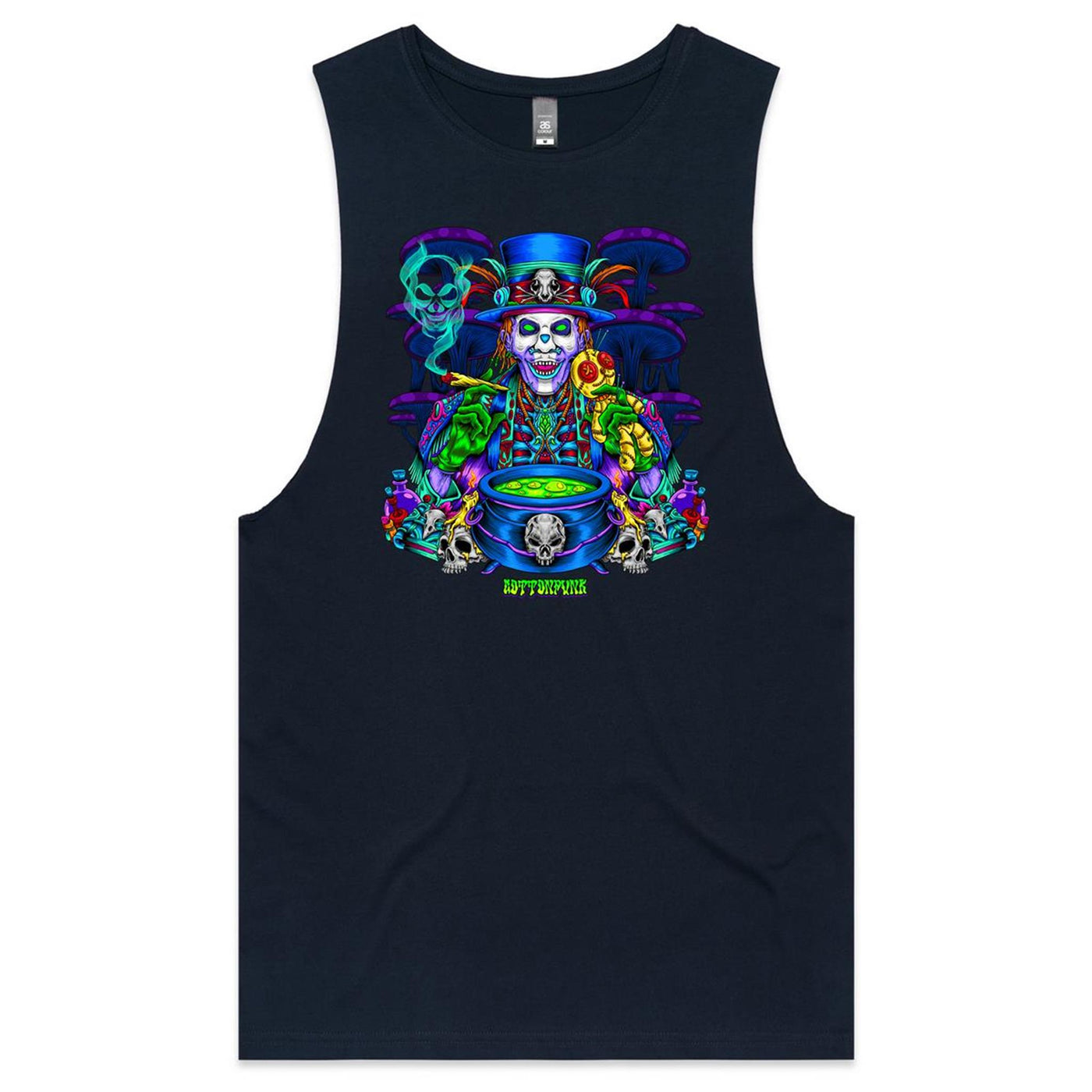 VOODOO MASTER - Mens Sleeveless T-Shirt - FRONT PRINT