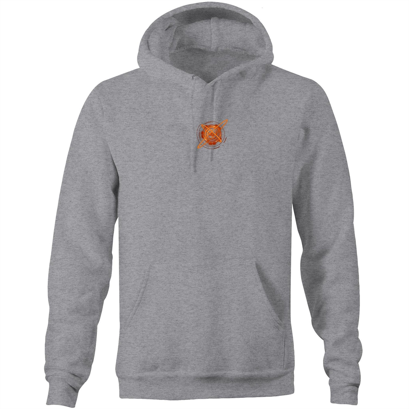 AI CONTROL II - Mens Pocket Hoodie - BACK PRINT