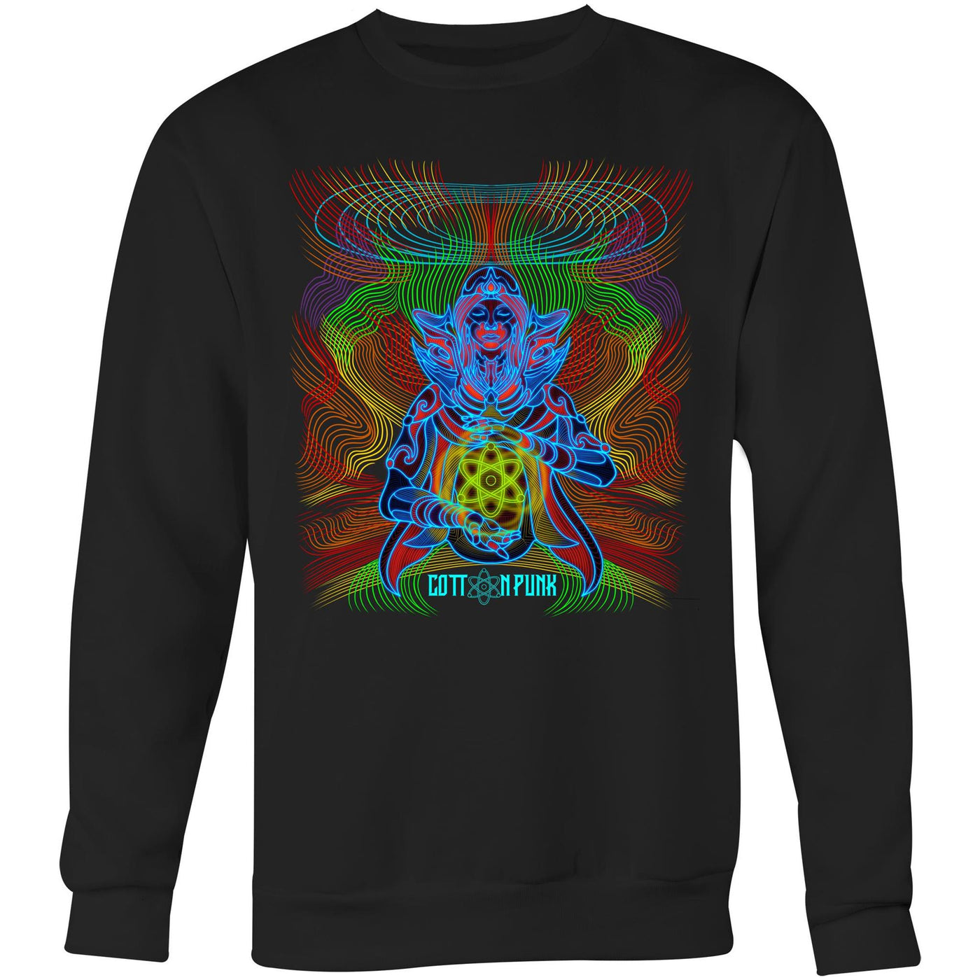 COSMIC ENERGY - Mens Sweatshirt - FRONT PRINT