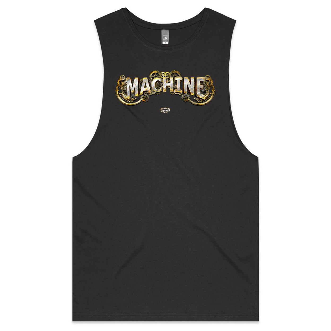 MACHINE - Mens Sleeveless T-Shirt - FRONT PRINT