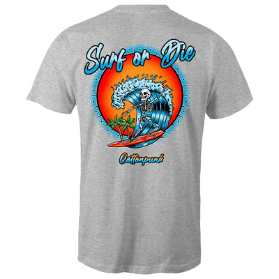 DYING FOR A SURF - Mens T-Shirt - BACK PRINT