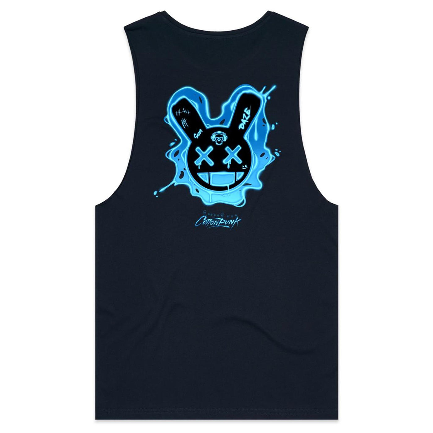 SUNDAZE (B) - Mens Sleeveless T-Shirt - BACK PRINT