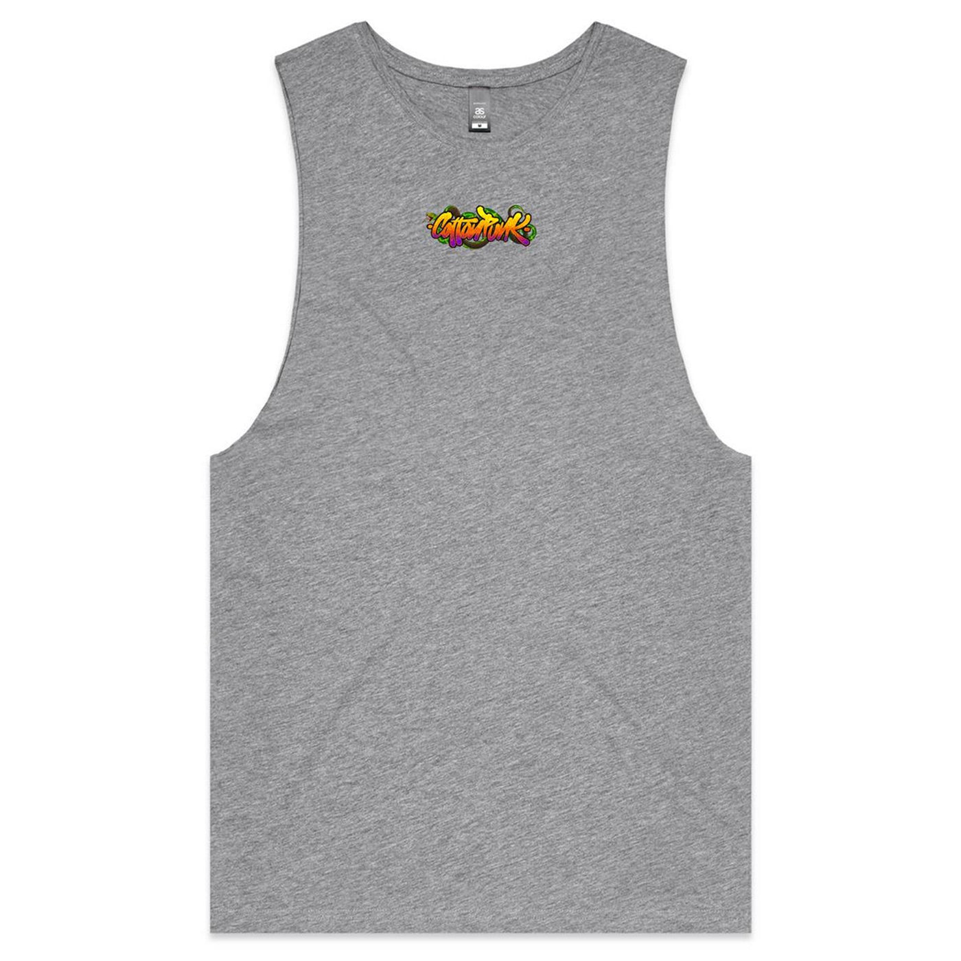 TWISTED SNAKE GOD - Mens Sleeveless T-Shirt - BACK PRINT