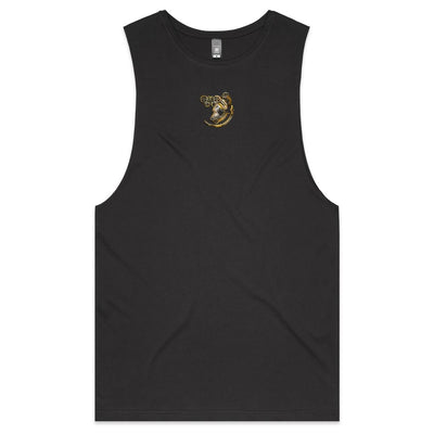 MACHINE - Mens Sleeveless T-Shirt - BACK PRINT