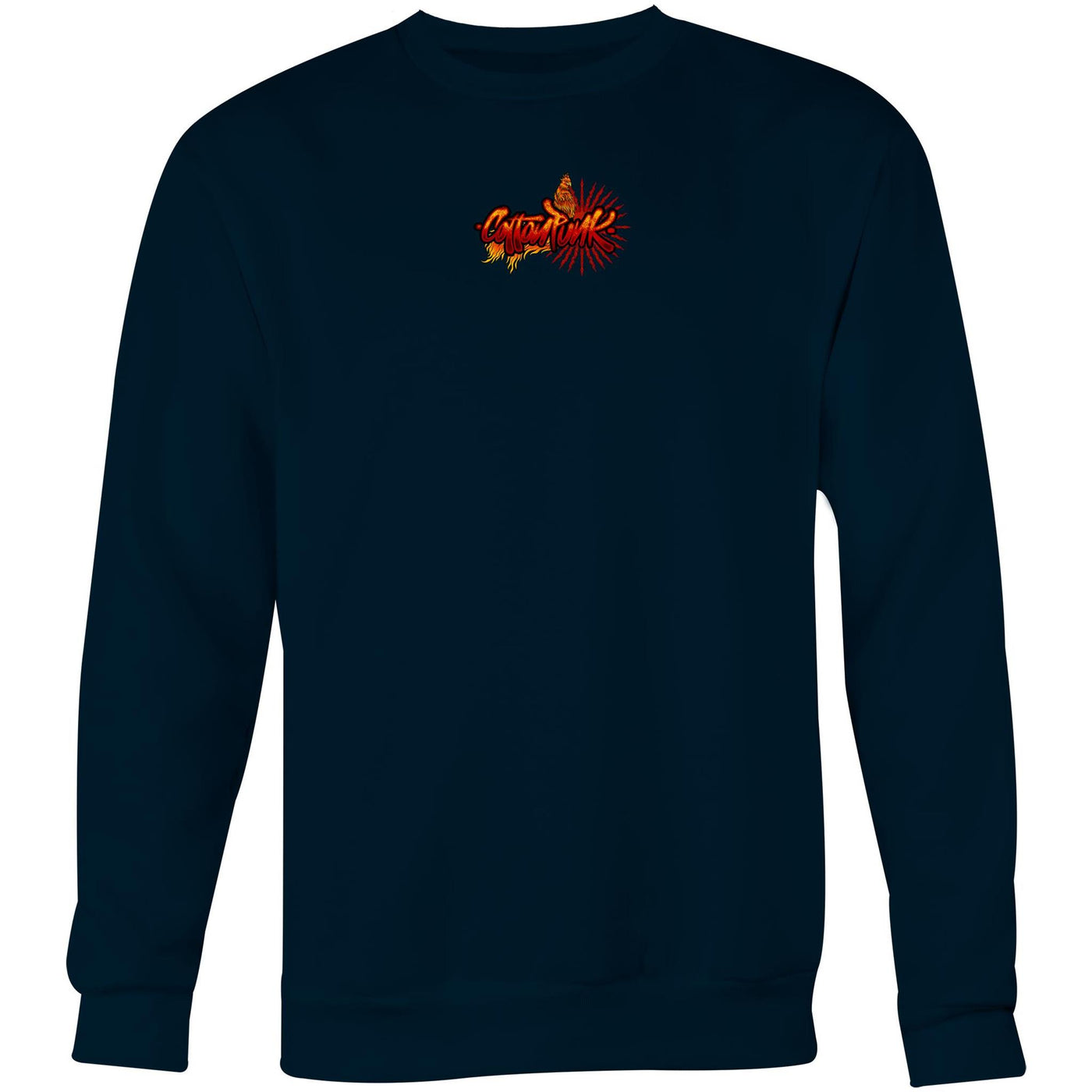 BURNING SUN GOD - Mens Sweatshirt - BACK PRINT