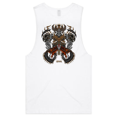 DEATHMOTH KING - Mens Sleeveless T-Shirt - BACK PRINT