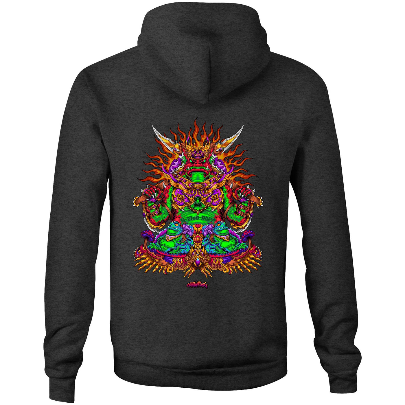 SONORAN TOAD KING - Mens Pocket Hoodie - BACK PRINT