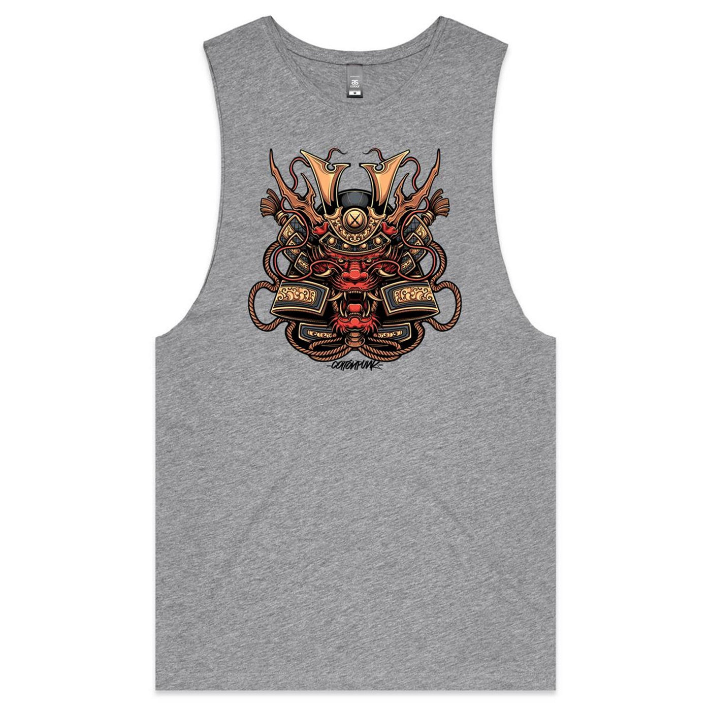 SPIRIT DRAGON - Mens Sleeveless T-Shirt - FRONT PRINT