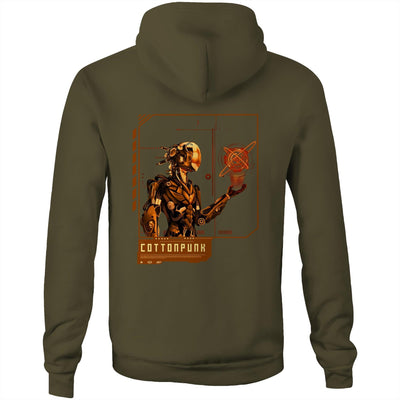 AI CONTROL II - Mens Pocket Hoodie - BACK PRINT