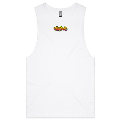 TWISTED SNAKE GOD - Mens Sleeveless T-Shirt - BACK PRINT