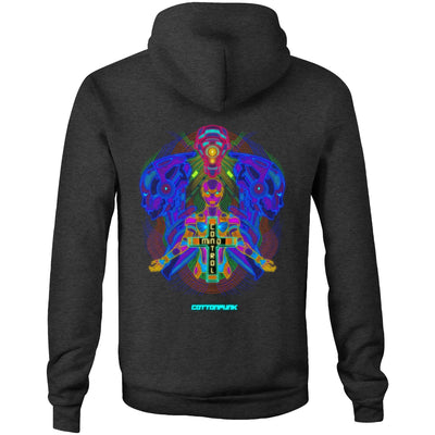 MIND CONTROL - Mens Pocket Hoodie - BACK PRINT