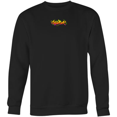 TWISTED SNAKE GOD - Mens Sweatshirt - BACK PRINT